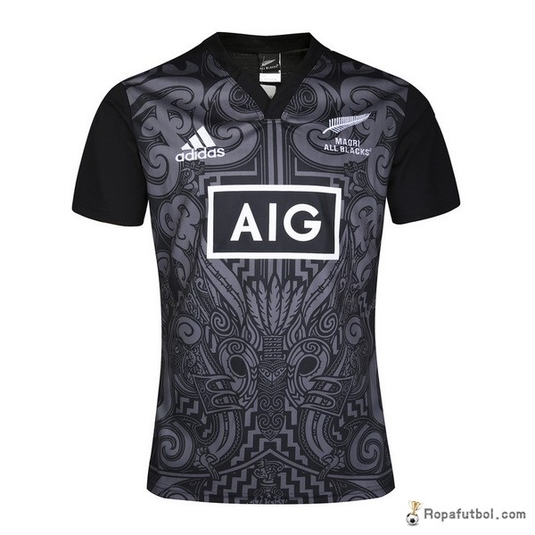 Camiseta Rugby All Blacks Maori 2016 Negro